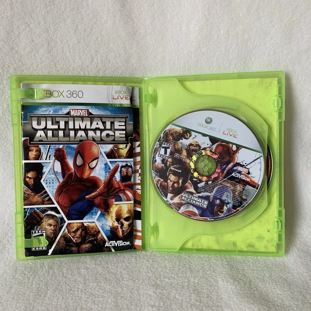 Marvel Ultimate Alliance Xbox 360 CIB & Forza Motorsport 2 Complete w/ Manual